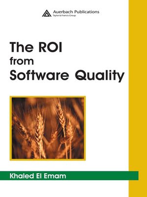 cover image of The ROI from Software Quality